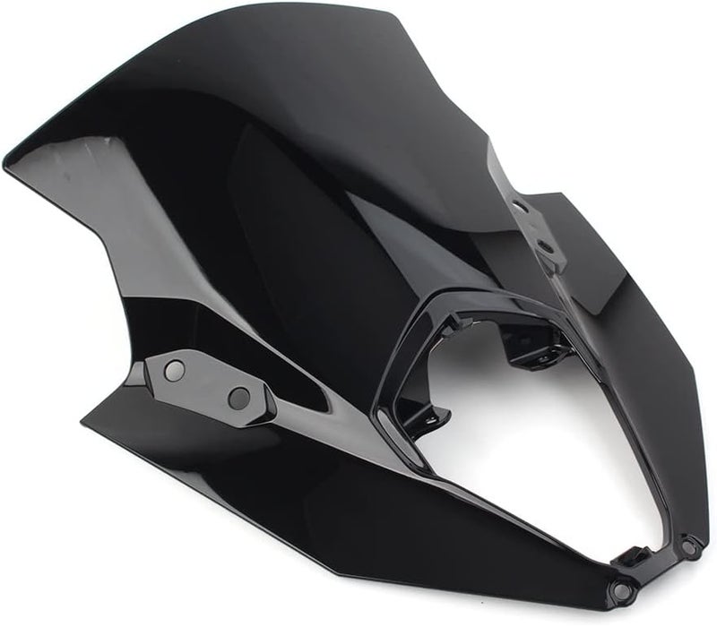 Three T Lirun Windscreen Protector Wind Deflector Windshield Plastic Fairing Black for Kawasaki ER6F Ninja 650 EX-6 2020 2021 2022 2023 - Image 1